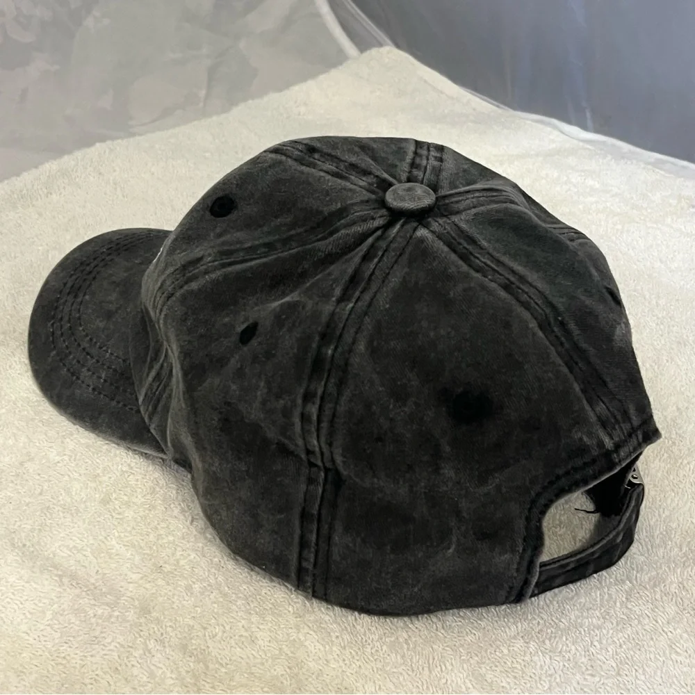 Salt Lake City Embroidered Cotton Dark Grey Adjustable Cap